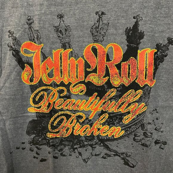 Jelly Roll Beautifully Broken T-Shirt Size Small - Picture 2 of 4
